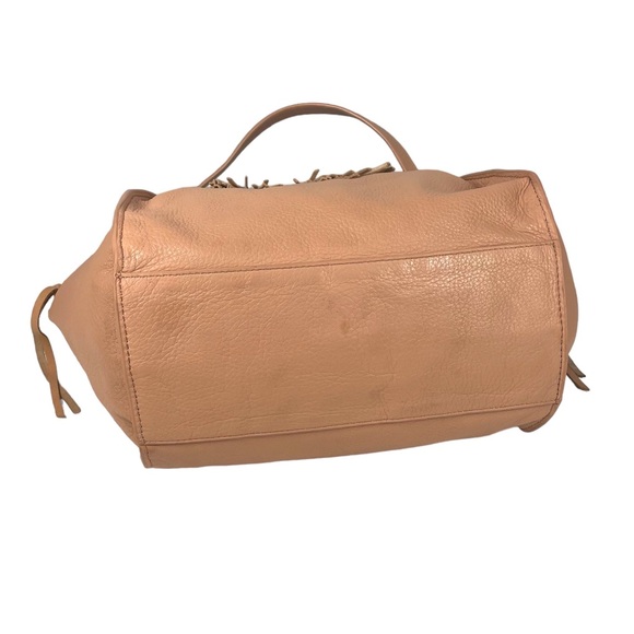 Lucky Brand Numa Tote Bag Purse Blush Pink Leather Handbag Satchel Tassels Hobo - Picture 4 of 7